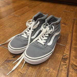 High top Vans. Women size 7 1/2.